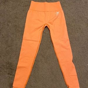 Gymshark vital seamless 2.0 leggings in apricot orange marl